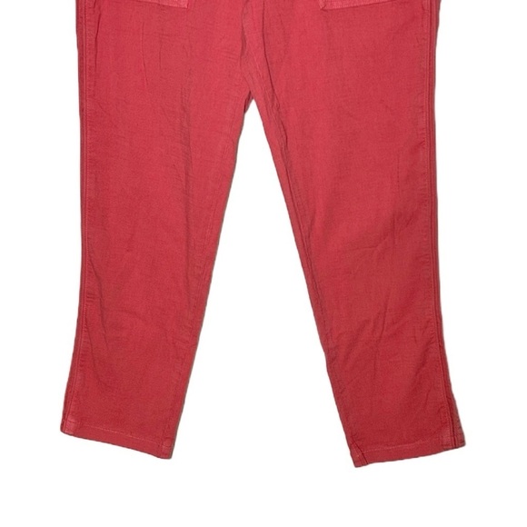 NWT Pistola Erin High Rise Crop Straight Leg Pink Pants with Cargo Pockets, 31 - Picture 9 of 14